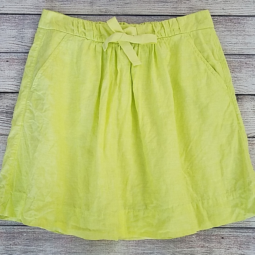 NWOT J Crew Linen Mini - Sz. 2